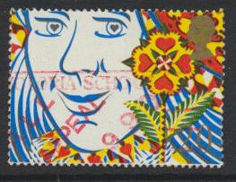 Great Britain SG 1491  Used   - Smiles Greeting  Booklet stamp