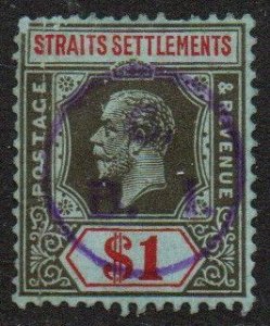 Straits Settlements Sc #165 Used