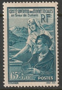 France 1938 Sc B78 MH*