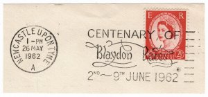 (I.B) Elizabeth II Postal : Slogan Postmark (Blaydon Races) 