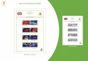 GREAT BRITAIN 2020 - Printable Stamp Album