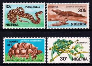 Nigeria 1986 African Reptiles Complete Mint MNH Set SC 484-487