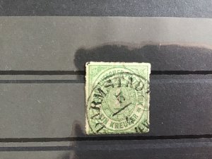 North German Confederation 1868  SG 12  Roulette used stamp  R30184