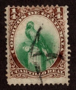 KAPPYSTAMPS G395 GUATEMALA BIRD SCOTT 15 USED CV $20