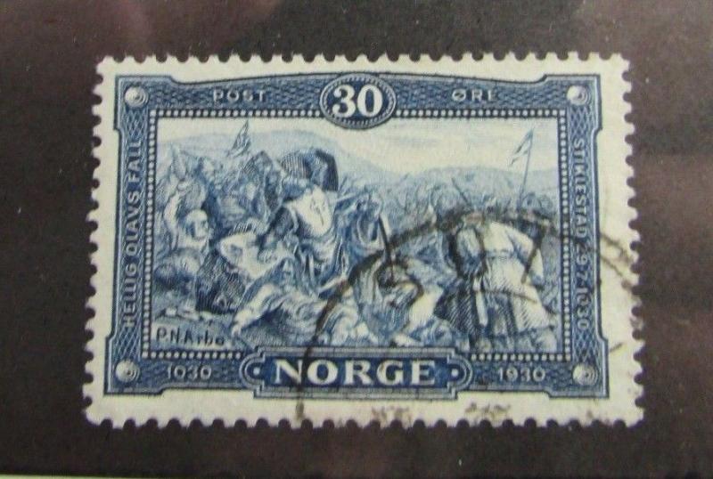 1930 Norway SC #153 KING OLAF used stamp