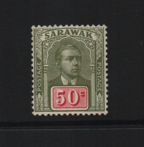 Sarawak 1918 SG60 50 cents mounted mint