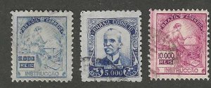 Brazil 458-460 Used Complete Wmk 249 SC:$4.05