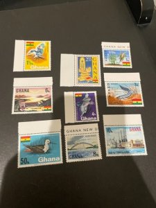 Ghana sc 286-287,289-293,295,297 MNH