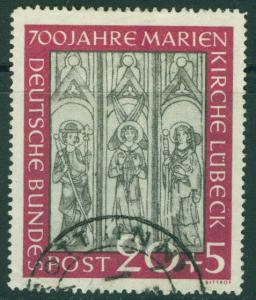 Germany Scott B317 Used 1950 Marienkirche Frescoe CV$72.50