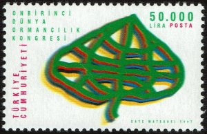 Turkey #2686  MNH - Forestry Congress (1997)