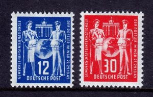 Germany (DDR) - Scott #49-50 - MH - SCV $16