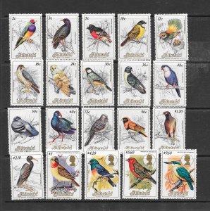 BIRDS - AITUTAKI #322-41 MNH