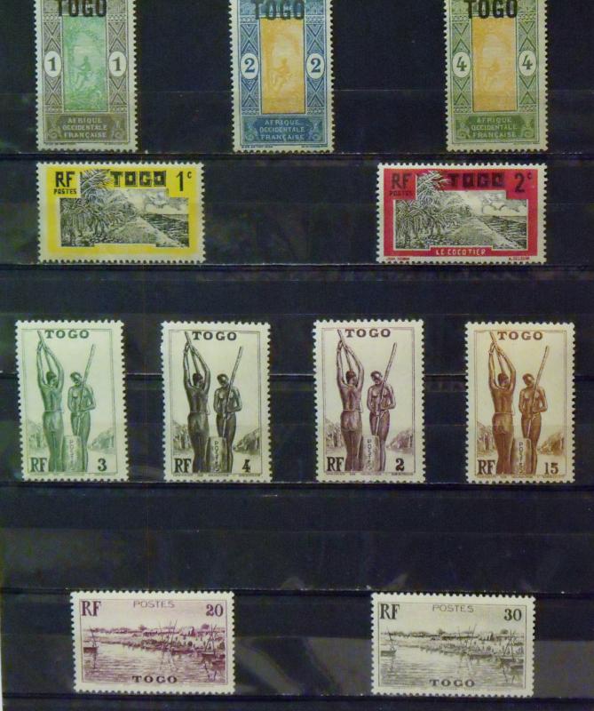 TOGO   MH  # 193-95,216-17,270-72,275-76,278,309-14,J10,J23,J32,J33  C.V.$ 7.60