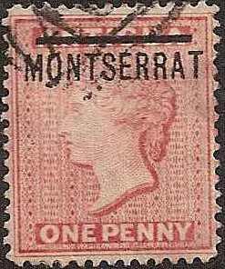 Montserrat - 1 - Used-HR - SCV-19.00