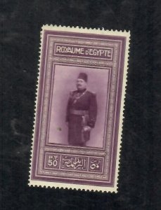 EGYPT  (P1111B) FAROUK 50 PT  SC 114A  MNH 