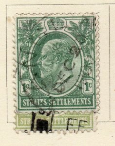 Malacca Straights Settlements 1903-09 Early Issue Fine Used 1c. NW-115545