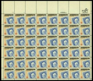 Ameripex '86 Sheet of 48 - 22 Cent Postage Stamps Scott 2145