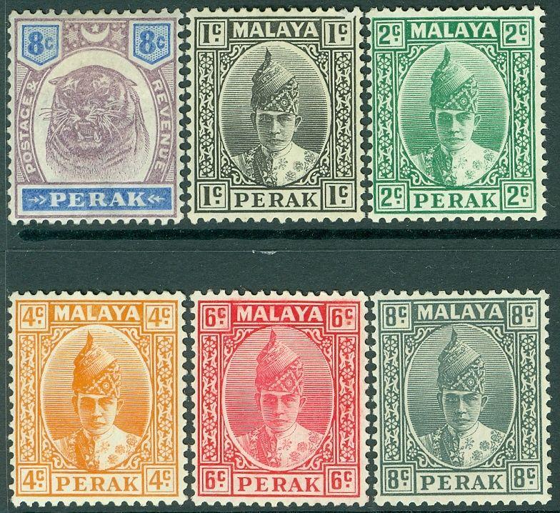 MALAYA-PERAK : 1895-1941. SG #71, 103/10 Key Values. Very Fine, MOGH. Cat £176