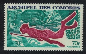 Comoro Is. Underwater Spear-fishing 1972 MNH SG#122