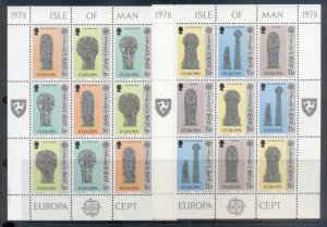 Isle of Man 1978 Europa Sheetlets MUH