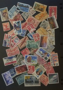 US 50 DIFFERENT Used Airmail BOB Back of Book Stamp Lot z9112