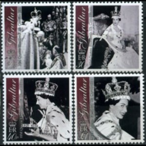 GIBRALTAR 2003 - Scott# 924-7 Coronation Set of 4 NH