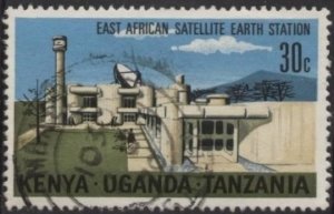 Kenya (KUT) 213 (used) 30c E. Afr. Satellite Earth Station by day (1970)