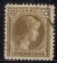 Luxembourg 1926 SC# 175 Used