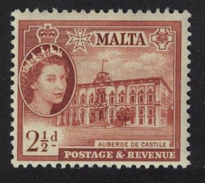 Malta Auberge de Castile 2½d PM 1956 MNH SG#271