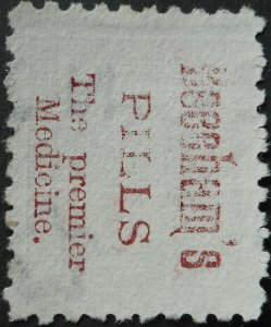 New Zealand 1893 2d with Beechams Premier 1st Setting advert SG 219d used