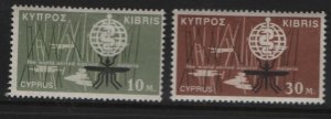 CYPRUS, 204-205  MINT HINGED