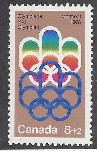 Semi-postal B1 MNH Montreal Olympics 8+2 cents 