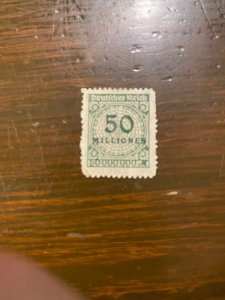 Germany SC 289 M, HM 50m Mk (Dull Olive Green) Large Number (5) VF/XF