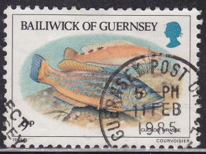 Guernsey 308  Cockoo Wrasse 1985