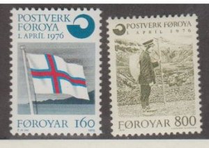 Faroe Islands Scott #22-23 Stamps - Mint NH Set