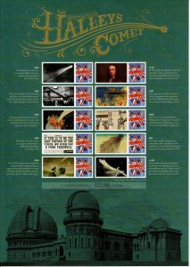 Halley's Comet - Smilers/Commemorative Stamp Sheet Pack