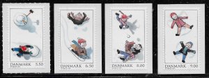 Denmark Scott #'s 1449 - 1452 MNH