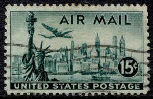 US Stamps #C35 USED AIR POST ISSUE