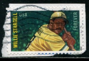 4696 US (45c) Willie Stargell SA, used on paper