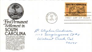 #1407 South Carolina Statehood – Anderson Cachet Addressed to Anderson Scand