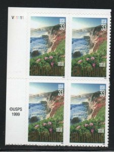 ALLYS STAMPS US Plate Block Scott #3438 33c California [4] MNH F/VF [STK]