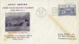 1937 FDC, #789, 5c Army Heroes, Kapner