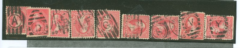 United States #220   (Fancy Cancel)