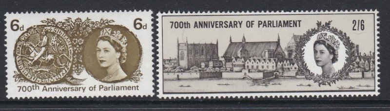 422-23 1965 Parliament Anniversary MNH