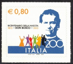 ITALY 2015 St John Bosco; Scott 3304; MNH