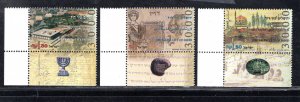 ISRAEL SC# 1245-47 W/TABS FVF/MNH