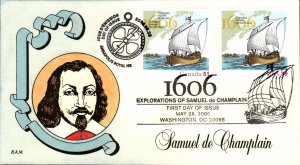 #4073 Samuel de Champlain Montgomery FDC