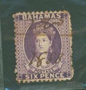 Bahamas #14a  Single