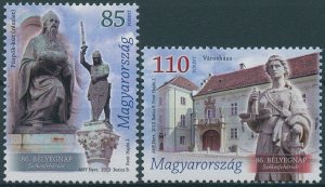 Hungary Stamps 2013 MNH Stamp Day Szekesfehervar Tourism Architecture 2v Set