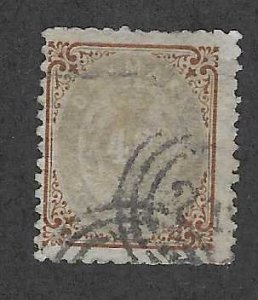 Denmark #24 48s  brown & liliac (U) CV $275.00